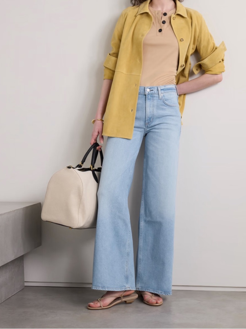 Citizens of Humanity Loli Wide Leg Flare Light Wash Jean Size 26